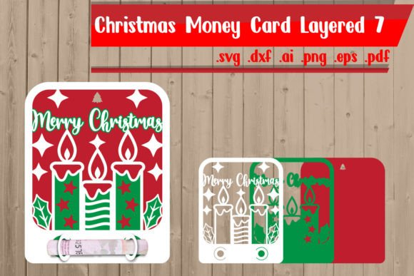 Download Christmas Money Card Layered 7 - Premium Bundle