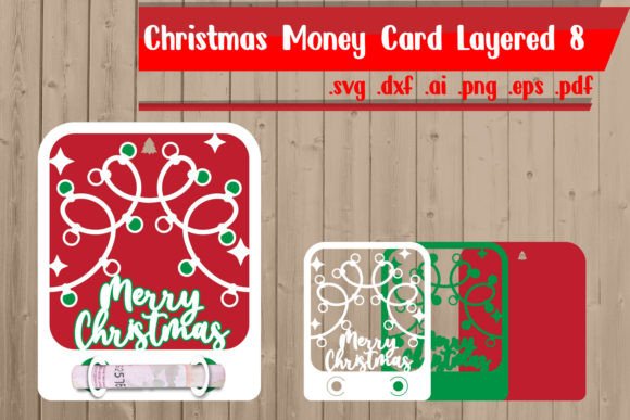 Download Christmas Money Card Layered 8 - Premium Resources